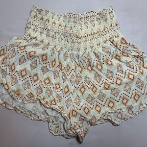 Flowy printed shorts
